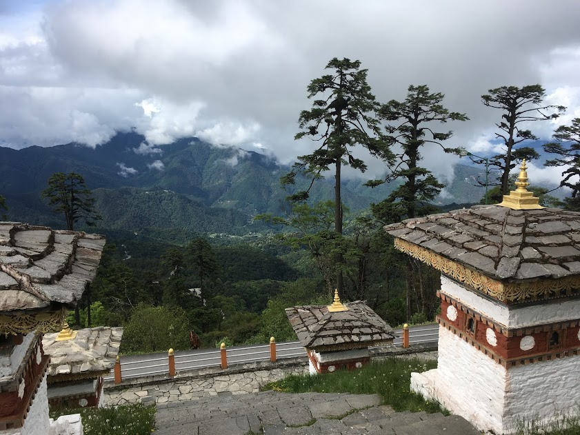 ブータン　僧院　景観