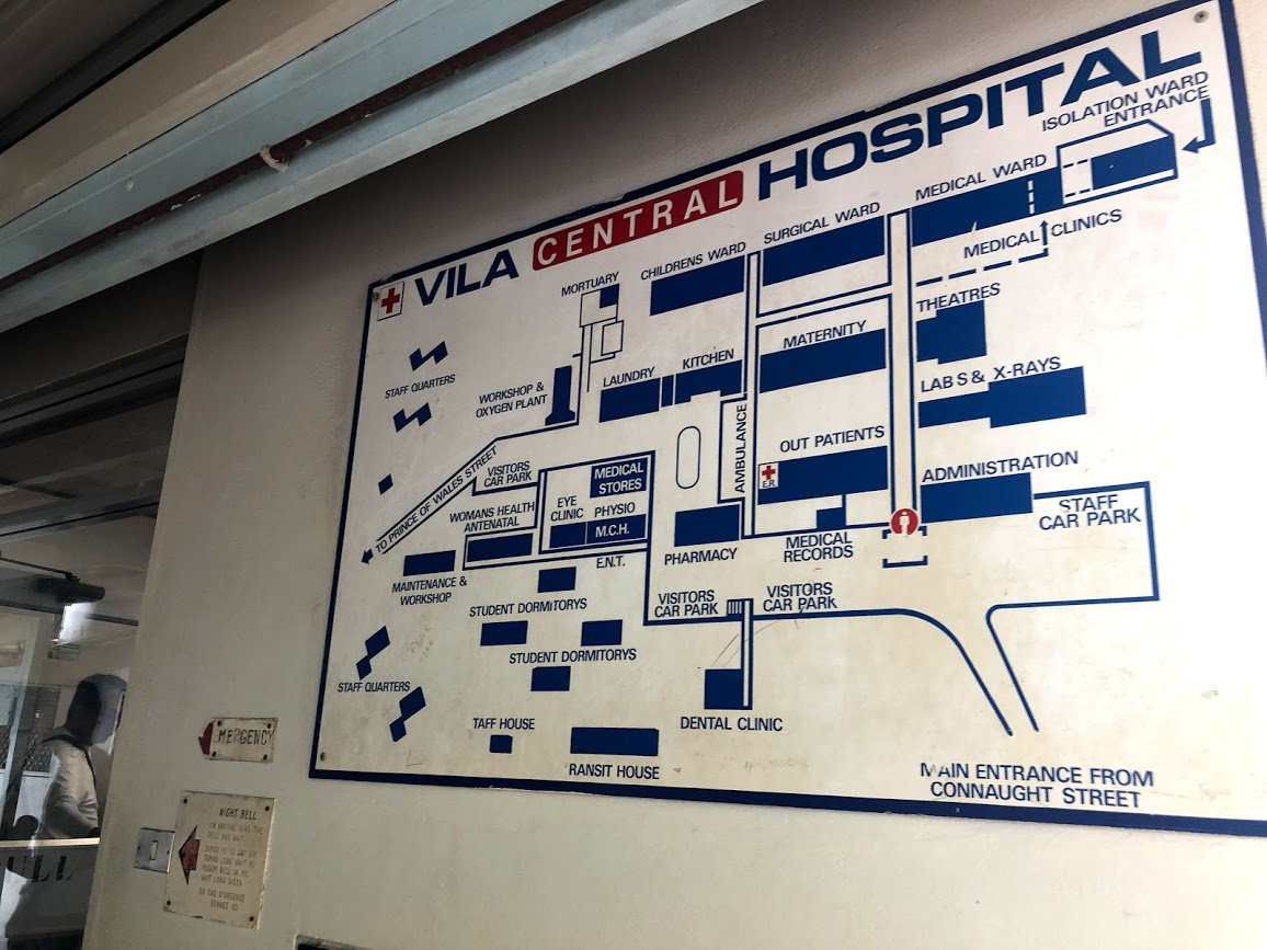 国立ビラ中央病院　フロアマップ